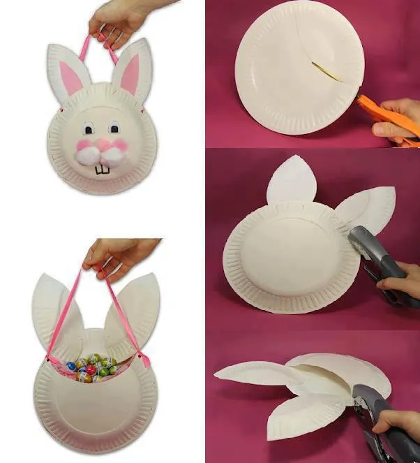 Como hacer una carita de conejo en fomi - Imagui