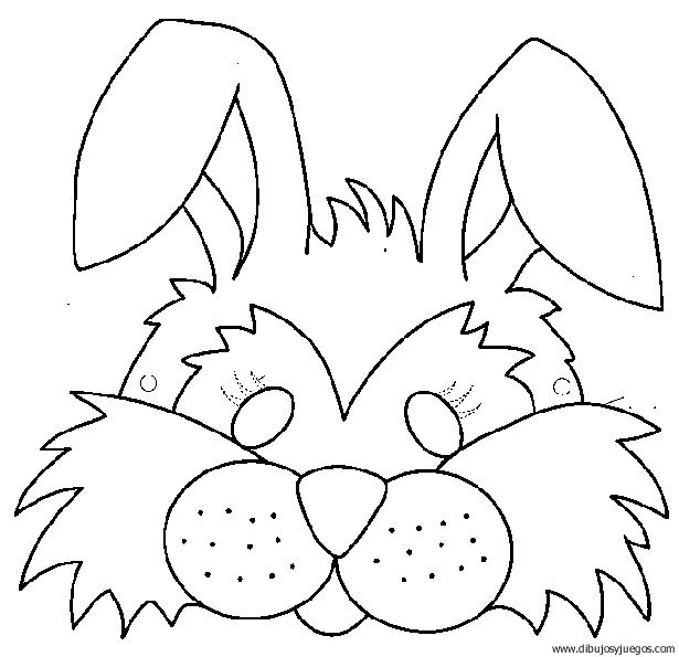 Dibujar cara de conejo - Imagui