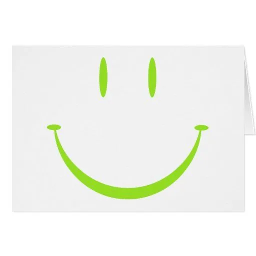 Cara feliz: Verde Tarjetas Con Fotos Personalizadas | Zazzle