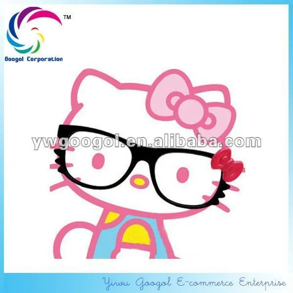 La cara de Hello Kitty con lentes - Imagui