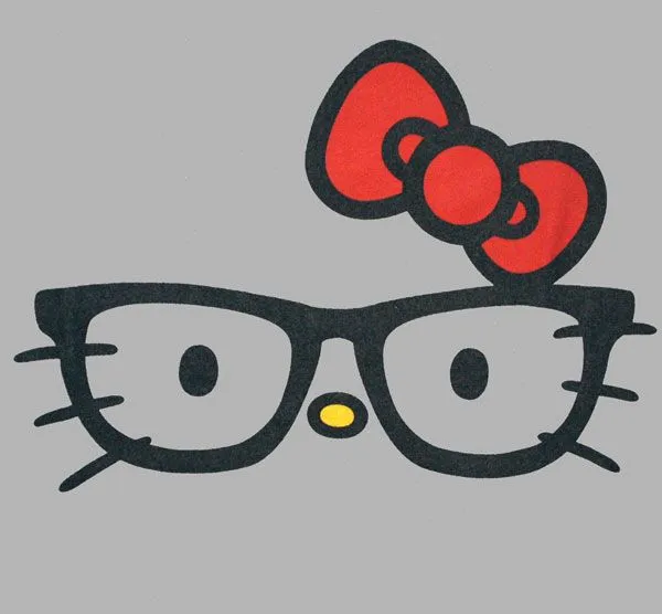 Imagenes de Hello Kitty con lentes - Imagui