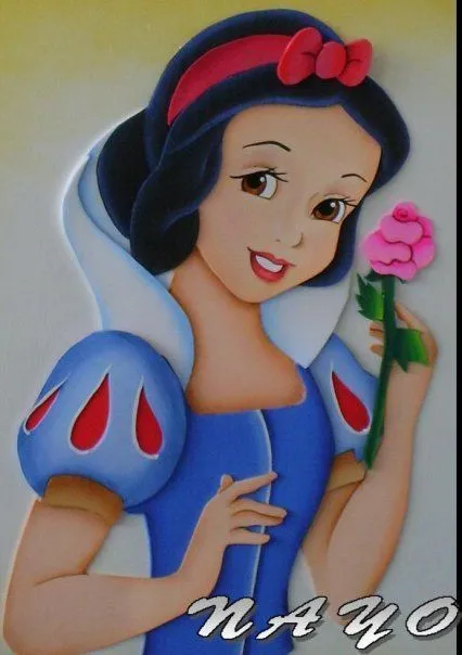Cara de princesa en foami - Imagui | princesas Disney | Pinterest