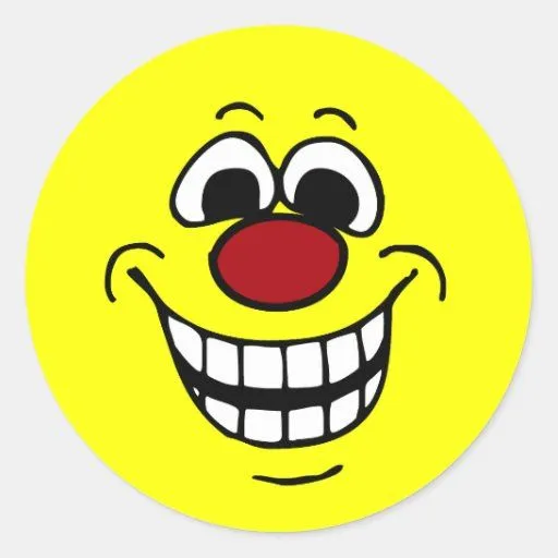 Cara sonriente alegre Grumpey Etiqueta Redonda de Zazzle. Cara sonriente alegre Grumpey Etiqueta Redonda de Zazzle.