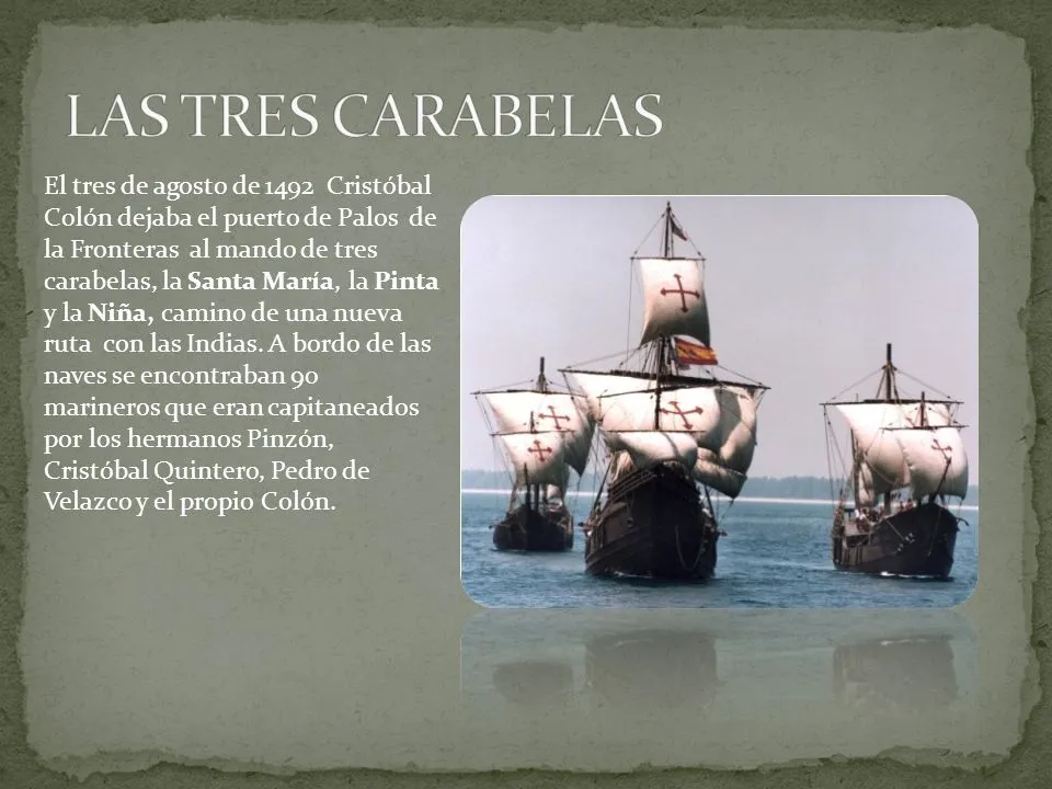 LAS CARABELAS : Cristóbal Colón - ppt descargar