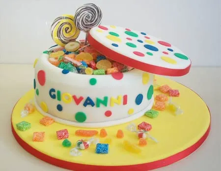 Torta con caramelos y golosinas - Paso a Paso - Fiestas infantiles