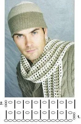 Gorros tejidos a crochet para hombre - Imagui