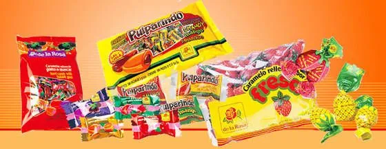 Caramelo Fresa Relleno, Pi ita, - Dulces De La Rosa Caramelo Fresa Relleno, Pi ita, - Dulces De La Rosa