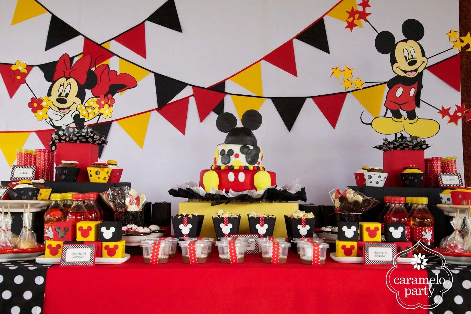 Caramelo Party: Fiesta de Mickey y Minnie Mouse