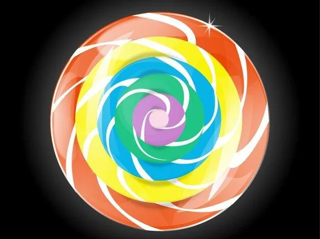 Caramelos de colores en forma redonda | Descargar Vectores gratis