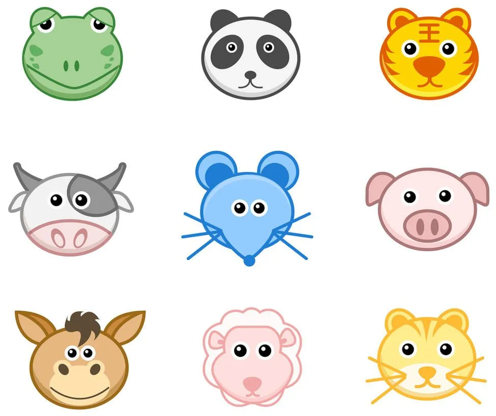 27 iconos de caras de animales AI by GianFerdinand on DeviantArt 27 iconos de caras de animales AI by GianFerdinand on DeviantArt
