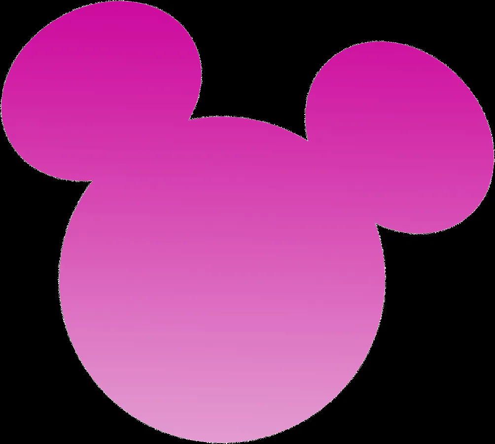 Siluetas de la cabeza de Minnie Mouse - Imagui