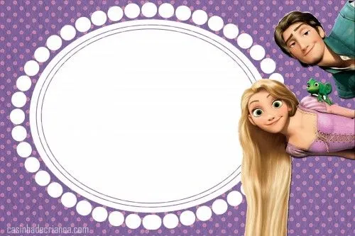 Moldes para fiesta temática de Rapunzel | Princesas Disney