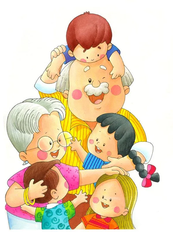 Imágenes de abuelitos en caricaturas - Imagui