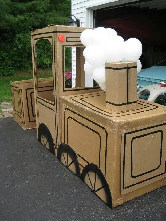 Cardboard Train on Pinterest | Kids Parade Floats, Train Party ... Cardboard Train on Pinterest | Kids Parade Floats, Train Party ...