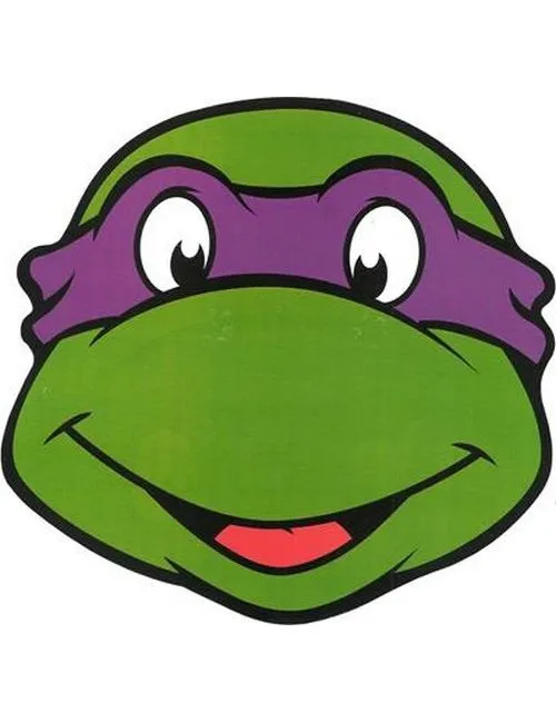 Careta cartón Donatello Tortuga Ninja™: Máscaras,y disfraces ...