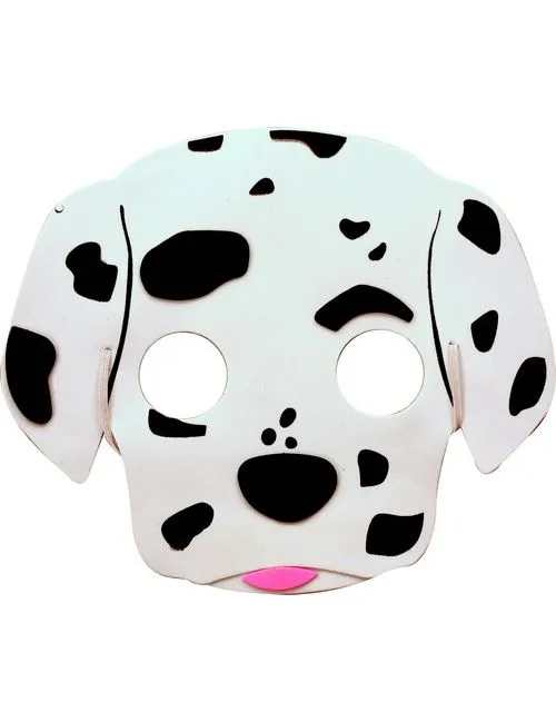 Mascara de perro dalmata - Imagui
