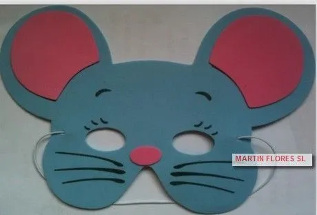 Caretas de raton gris. Más en www.martinfloressl.es Complementos ...