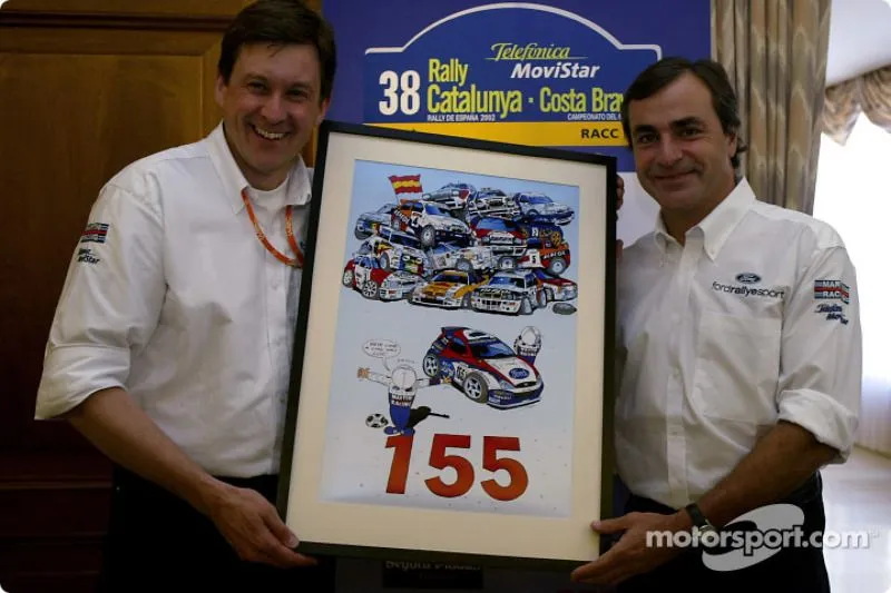 Caricatura para Carlos Sainz at Rally Cataluña - WRC Fotos