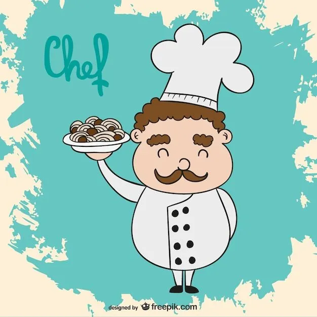 Caricatura de chef | Descargar Vectores gratis
