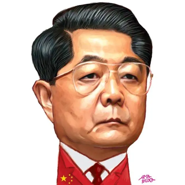 Hu Jintao - Caricatura | BLOG DO AMARILDO . CARICATURAS