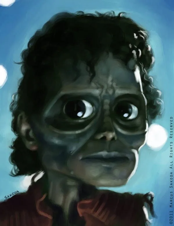 Caricatura-de-Michael-Jackson- ...