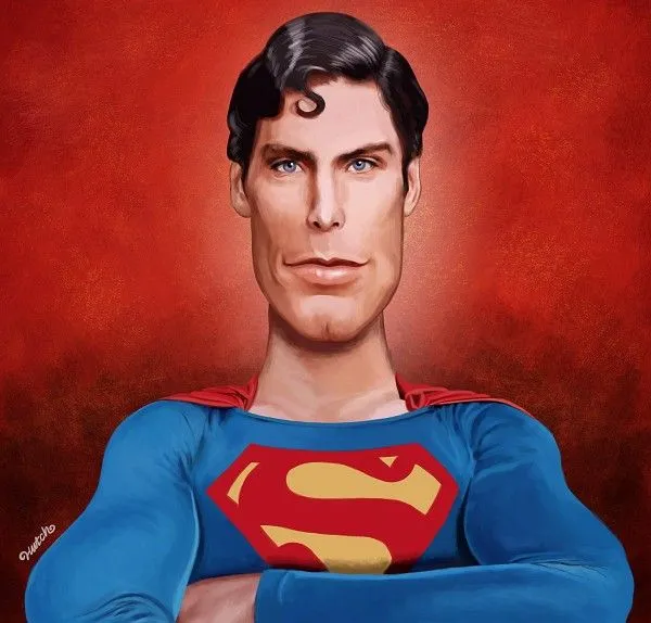 Caricatura-de-Superman-4-600x ...