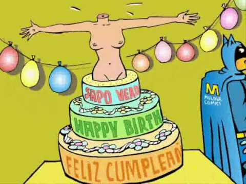 Caricatura de feliz cumpleaños - Imagui