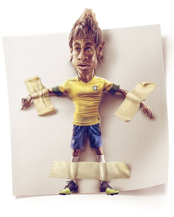 Caricatura-Neymar-German- ...