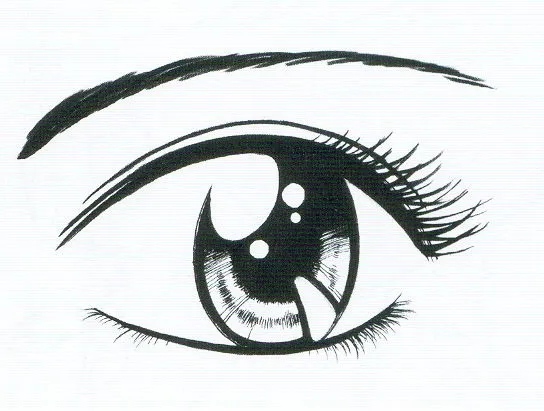 Caricatura de ojos grandes - Imagui