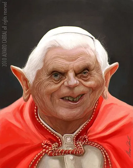 caricatura Papa Bento XVI | Flickr - Photo Sharing!