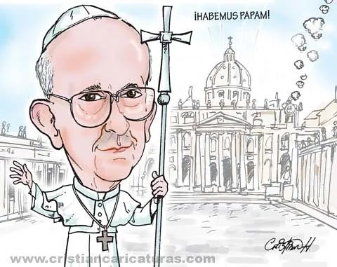 Caricatura nuevo papa | Flickr - Photo Sharing!