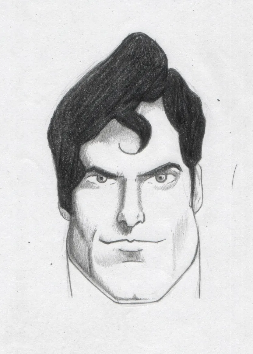 Caricatura de Superman by *uhno on deviantART Caricatura de Superman by *uhno on deviantART