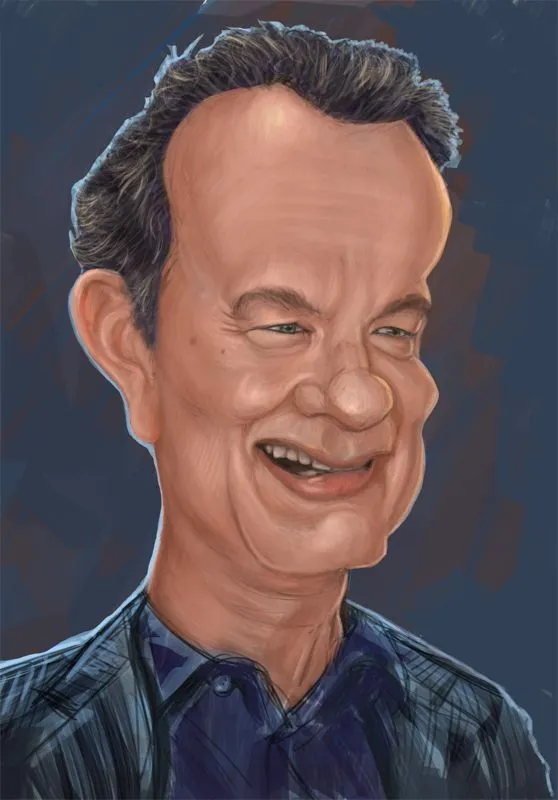 Caricatura de Tom Hanks | Carucatu's Blog