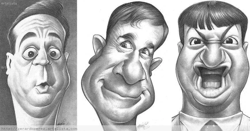 Caricaturas de argentinos Gerardo Perez - Artelista.com