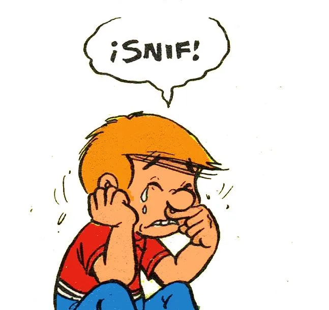 Niño llorando en caricatura - Imagui