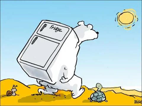 Caricaturas sobre cambio climático
