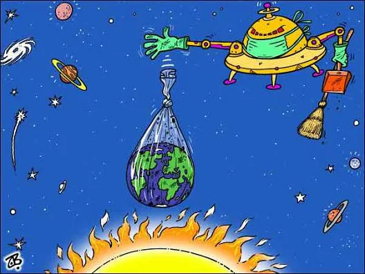 Caricaturas sobre cambio climático (