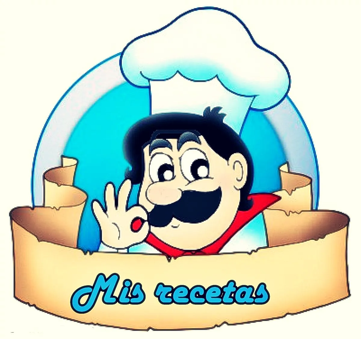 4477162 Caricatura Chef Pancarta Con El Logotipo Color Ilustraci N ...