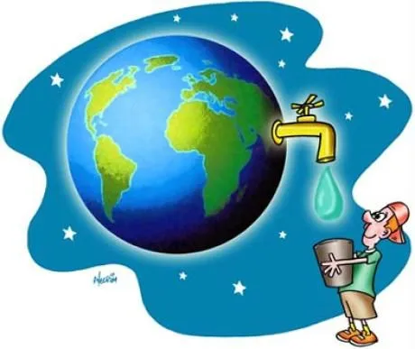 Dibujo Sobre La Conservacion Del Agua | Efemérides en imágenes