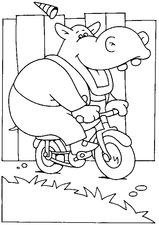 Hipopotamo bebé dibujo - Imagui
