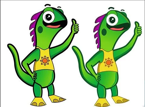 Caricaturas de iguanas - Imagui