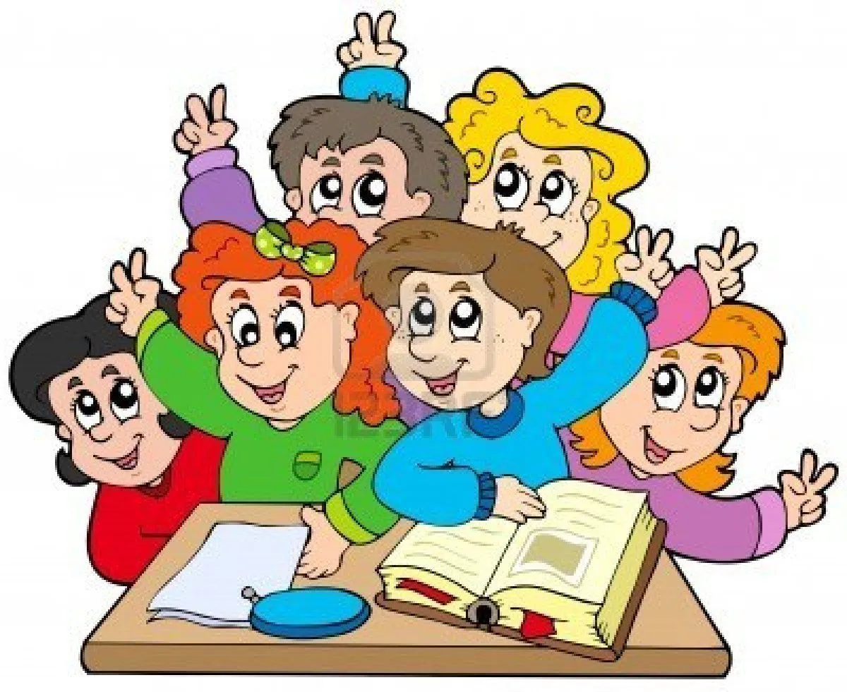 Caricaturas de niños estudiando en la escuela - Imagui
