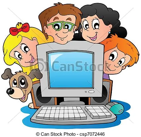 Imagenes de niños con computador - Imagui