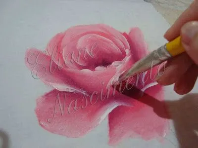 Carioca Arteira por Eliane Nascimento: Como pintar rosas!