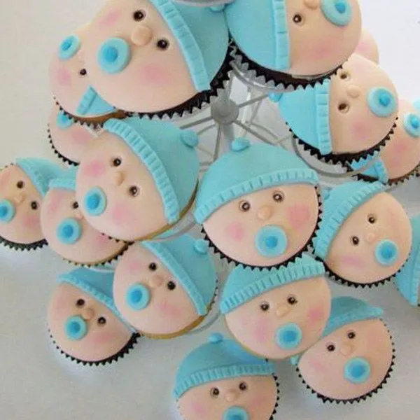Carita de bebé para baby shower - Imagui | Cupcakes & Muffins ...