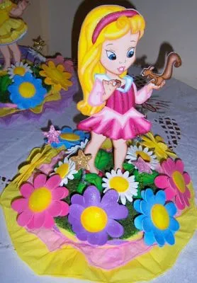 aurora creativo y original centro de mesa de la bebe princesa disney ... aurora creativo y original centro de mesa de la bebe princesa disney ...