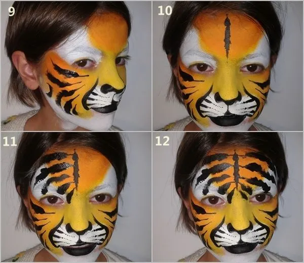 maquillaje caracterizacion niños on Pinterest | Maquillaje and Tigers