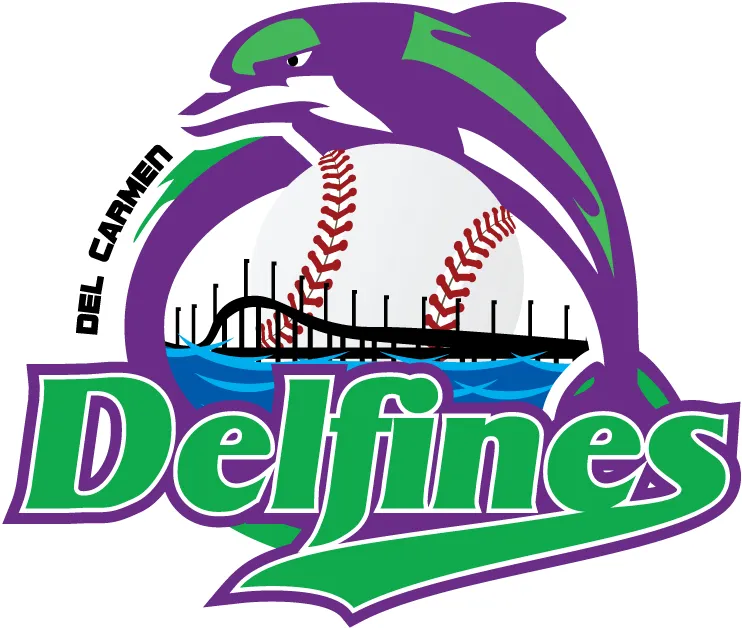 Carmen Delfines Primary Logo - Liga Mexicana de Béisbol (LMB ...