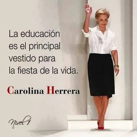 Carolina Herrera. | Frases | Pinterest | Carolina Herrera