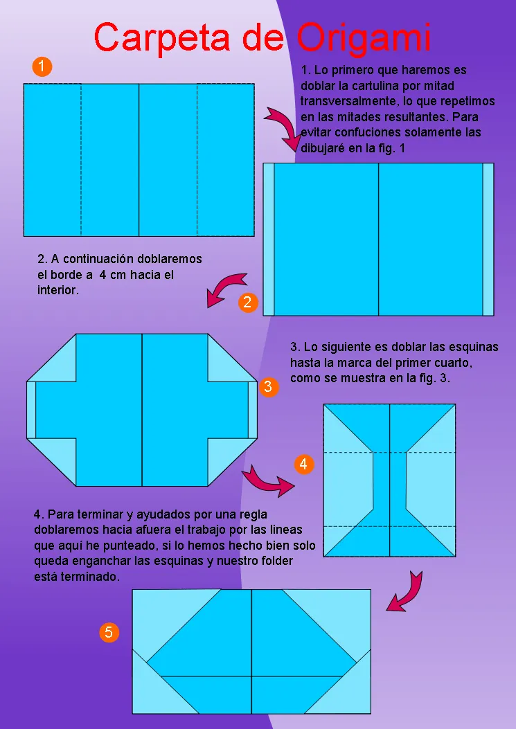 Carpeta y caja de Origami, herramientas útiles por Buho01 | Dibujando Carpeta y caja de Origami, herramientas útiles por Buho01 | Dibujando
